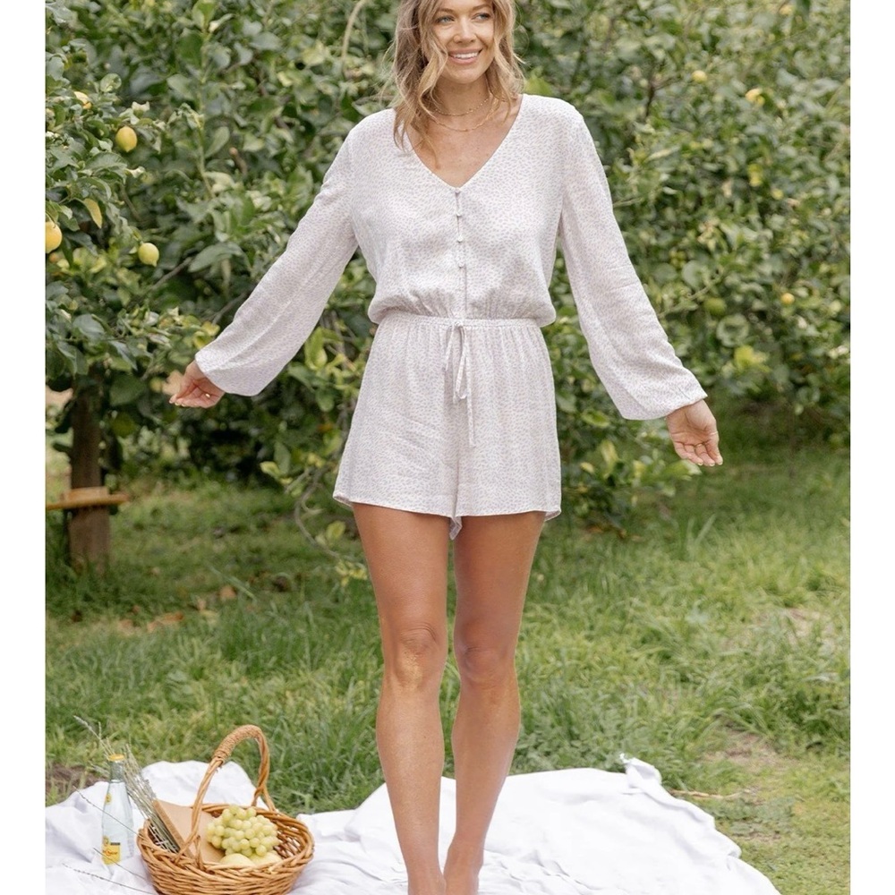 Cross My Heart Long Sleeve Romper